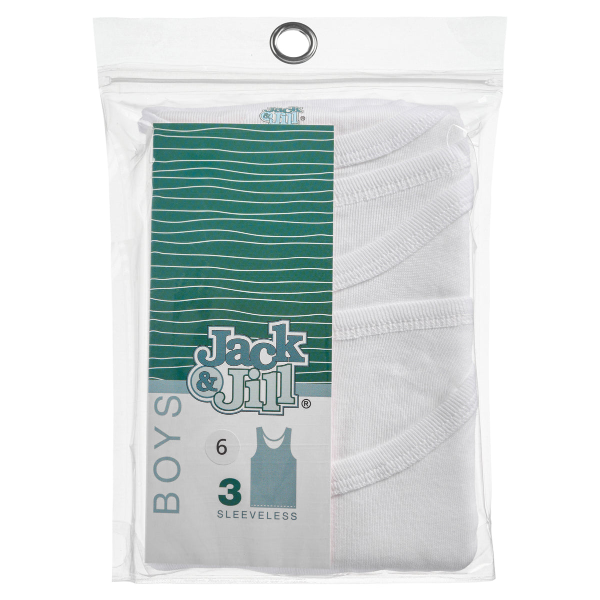 Jack & Jill Boys Sleeveless Undershirt 3 pack