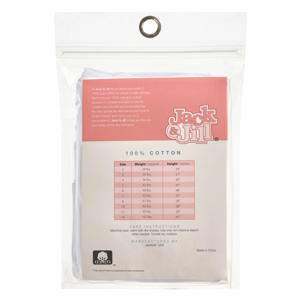 Jack & Jill Girls Sleeveless w/spaghetti - 3 pack