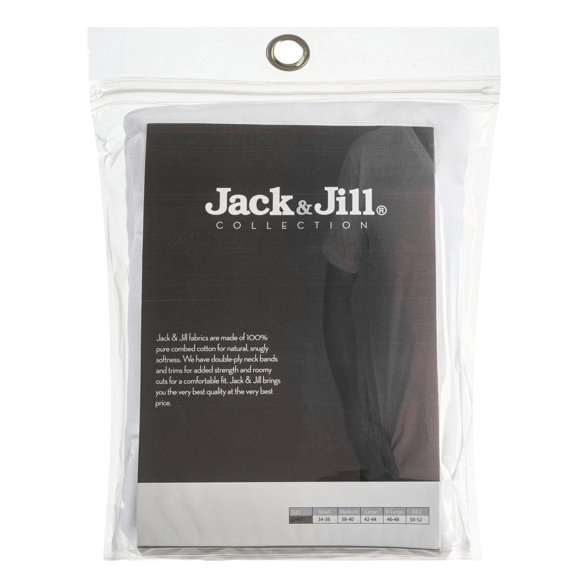 Jack & Jill Mens V-neck T-shirt 2 pack