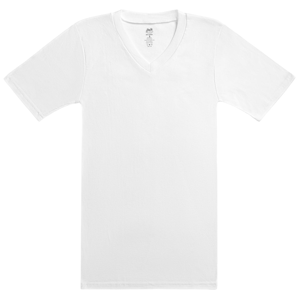 Jack & Jill Mens V-neck T-shirt 2 pack