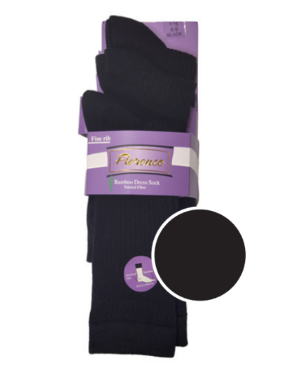 FLORENCE Boys Bamboo Rib Dress Socks 3pc